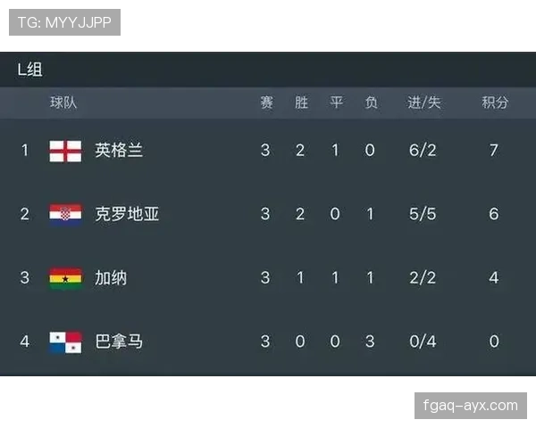 加纳世界杯L组数据：三场比赛积4分成功出线